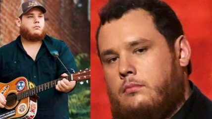 Luke Combs Confederate flag Maren Morris country music star