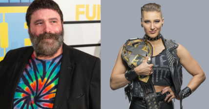 Mick Foley Rhea Ripley WWE