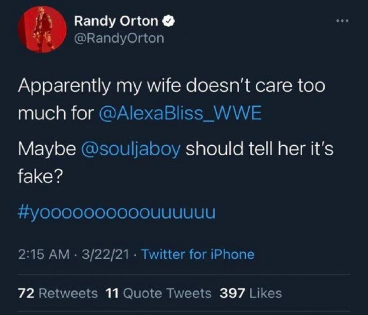 Randy Orton's Alexa Bliss
