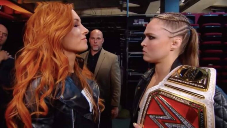 Becky Lynch Ronda Rousey