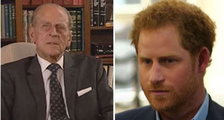 Prince Harry and Prince Philip