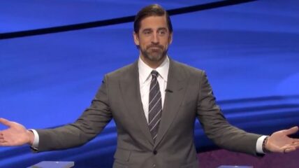 Aaron Rodgers Jeopardy host