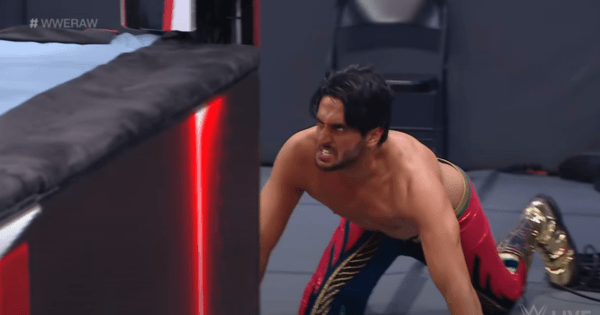 WWE Mansoor Undefeated Streak Ends On Monday Night Raw