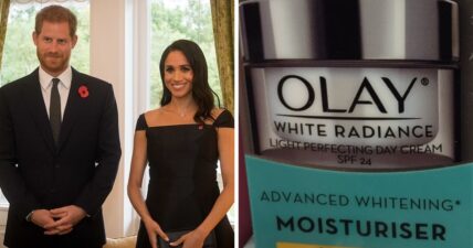 Harry Meghan skin-whitening cream