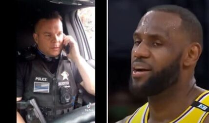 Cop fired mocking LeBron