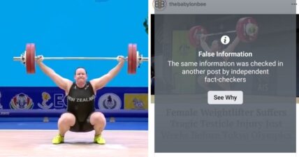 babylon bee fact checker Laurel Hubbard Olympics