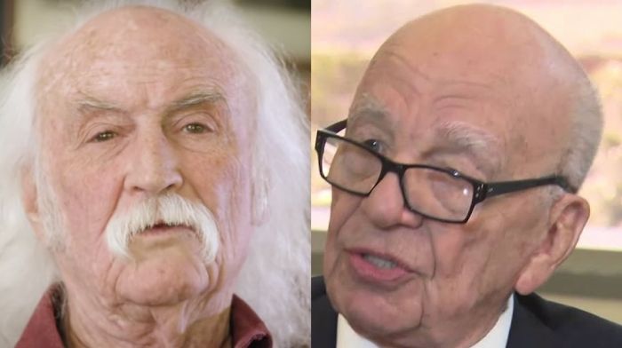 David Crosby Rupert Murdoch