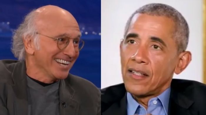 Larry David Obama birthday party uninvited celebrity