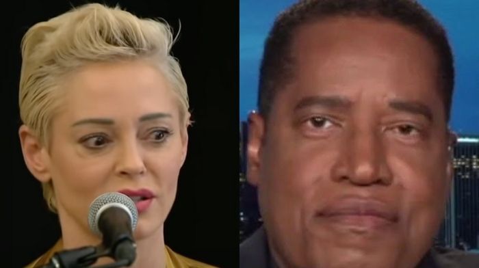 Rose McGowan Larry Elder