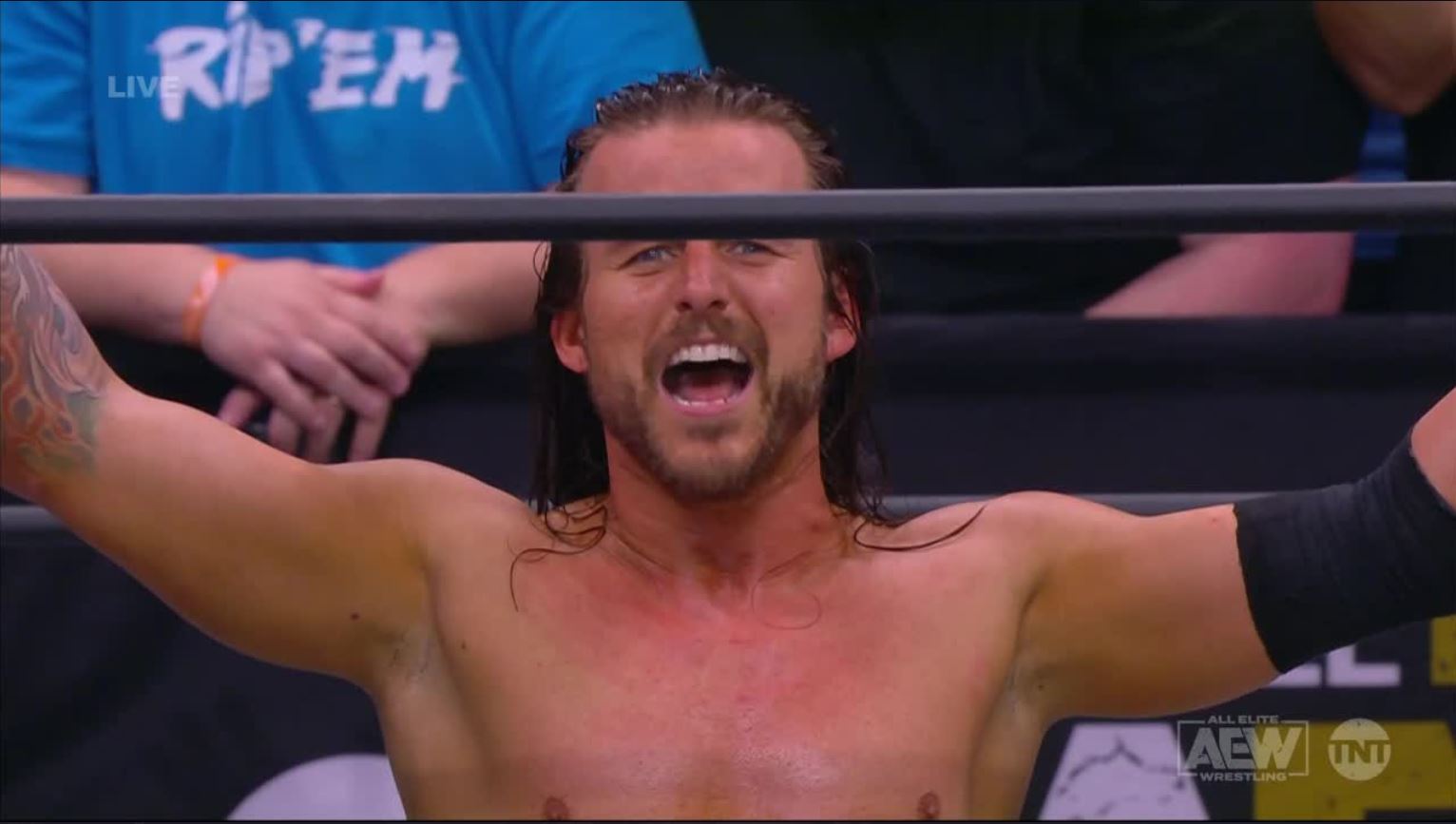 adam cole aew debut