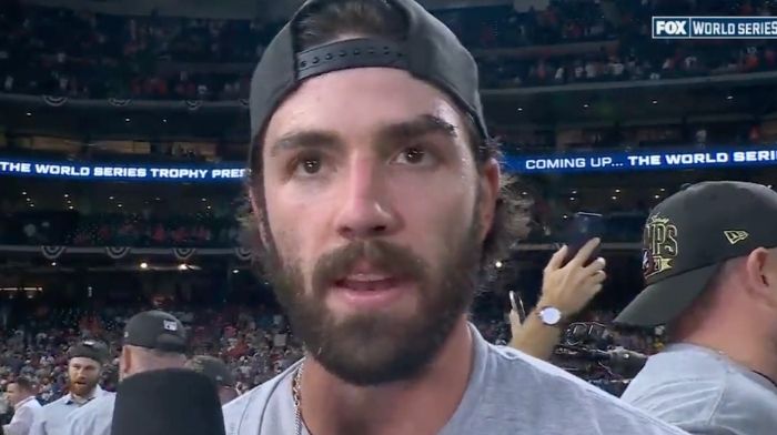 Atlanta Braves Dansby Swanson praises lord World Series win