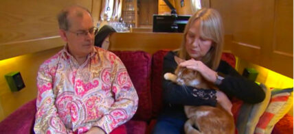 Big Ginge missing cat pet reunion returns home after decade pet reunion