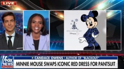 Candace Owens Minnie Mouse pantsuit Disney Disneyland Paris 30