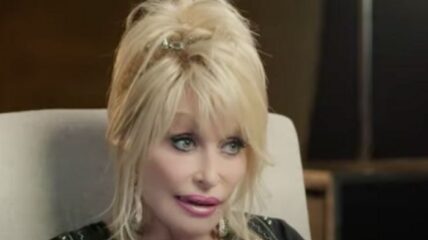 Dolly Parton wakes up early