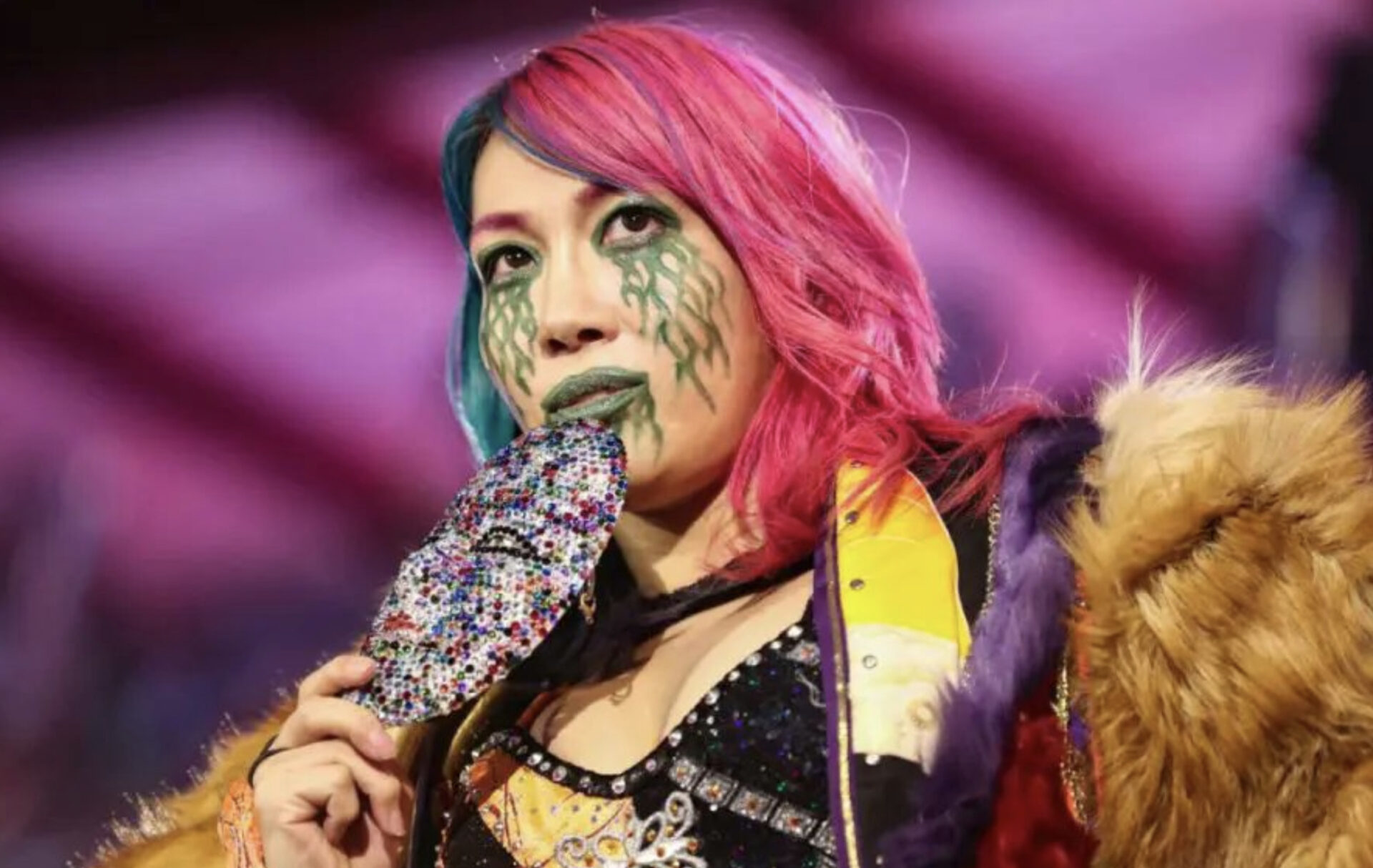 why asuka missed royal rumble