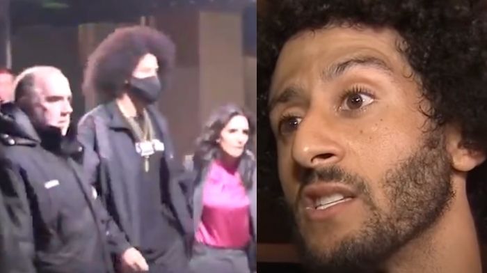 Colin Kaepernick heckled