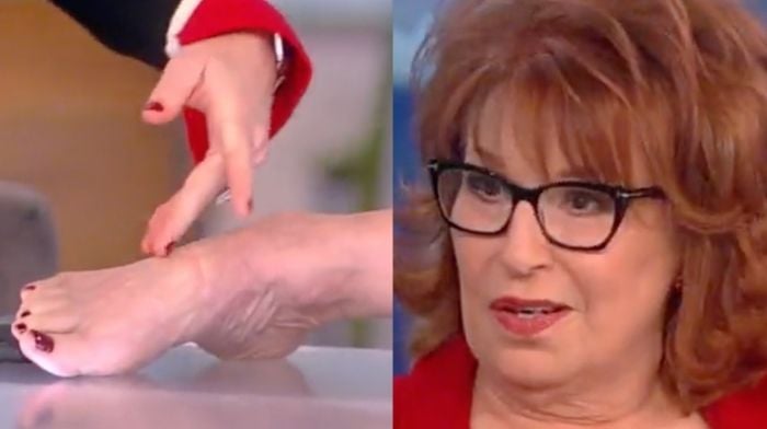 Joy Behar gross feet