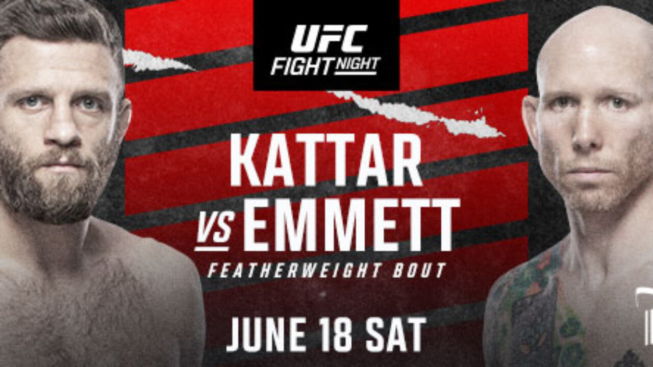 Calvin Kattar-Josh Emmett Headline UFC Fight Night In June