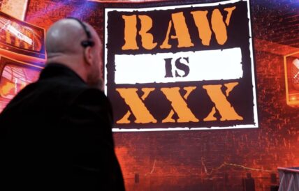 backstage reception of raw