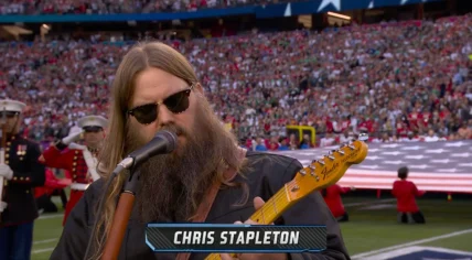 Chris Stapleton Super Bowl LVII National Anthem performance