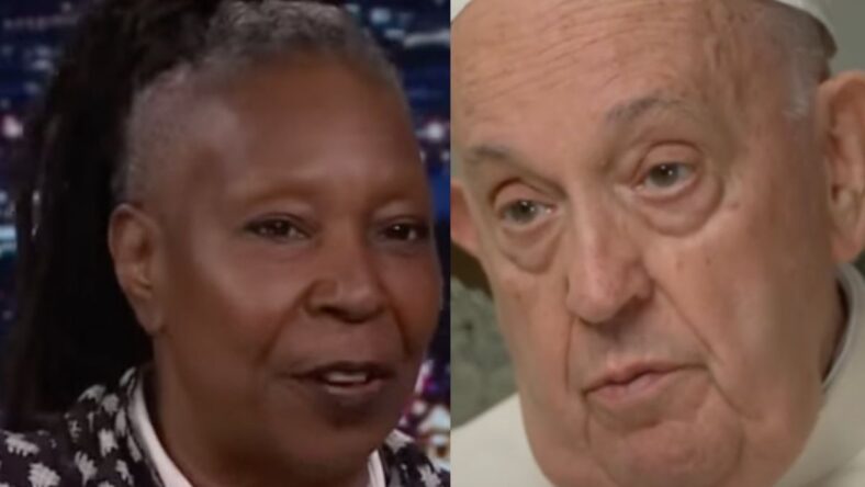 Whoopi Goldberg Pope Francis