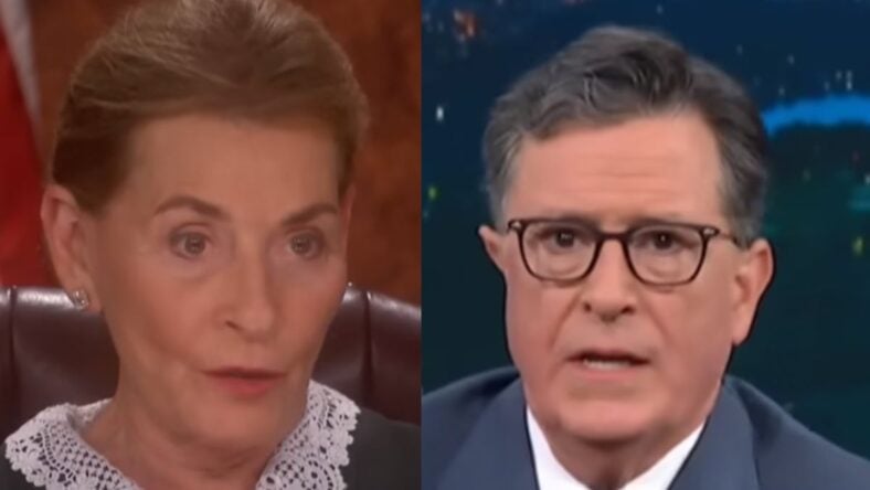 Judge Judy Stephen Colbert