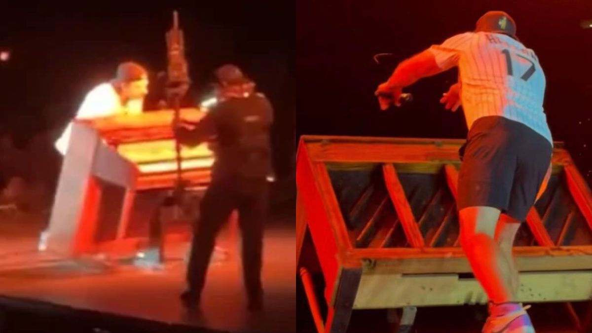 Morgan Wallen Stops Concert - Flips Piano Onstage In Major Meltdown